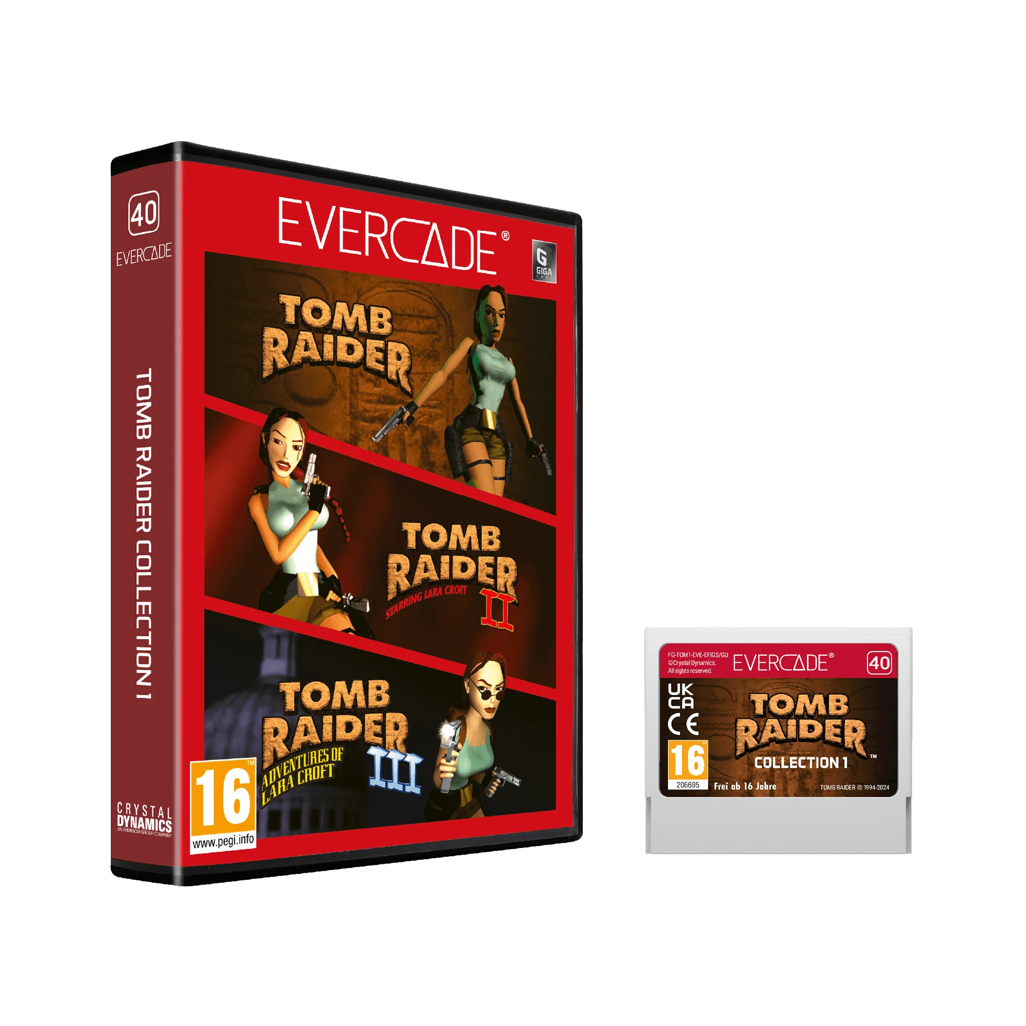 #40 Tomb Raider Collection 1 - Evercade Cartridge
