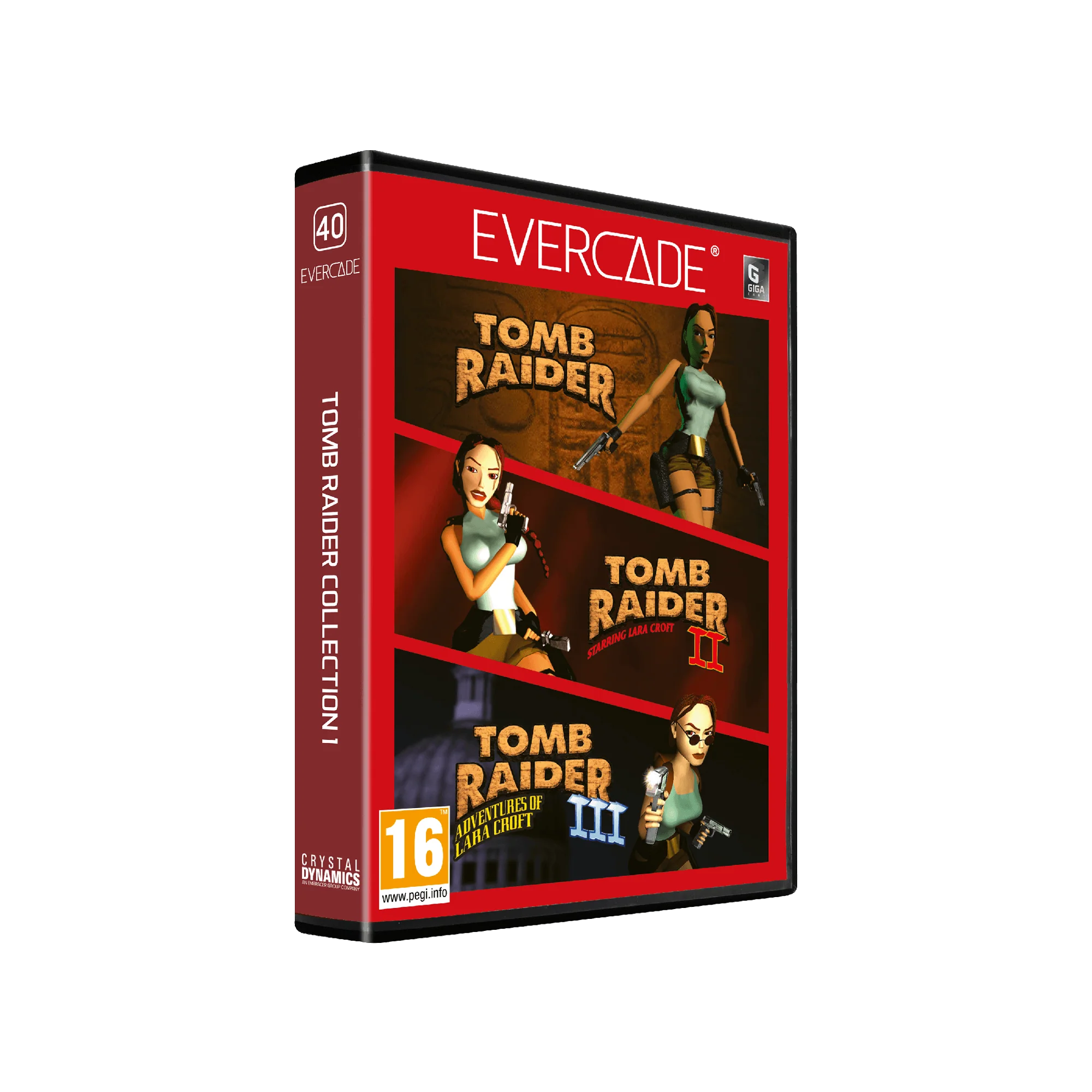#40 Tomb Raider Collection 1 - Evercade Cartridge - Image 2