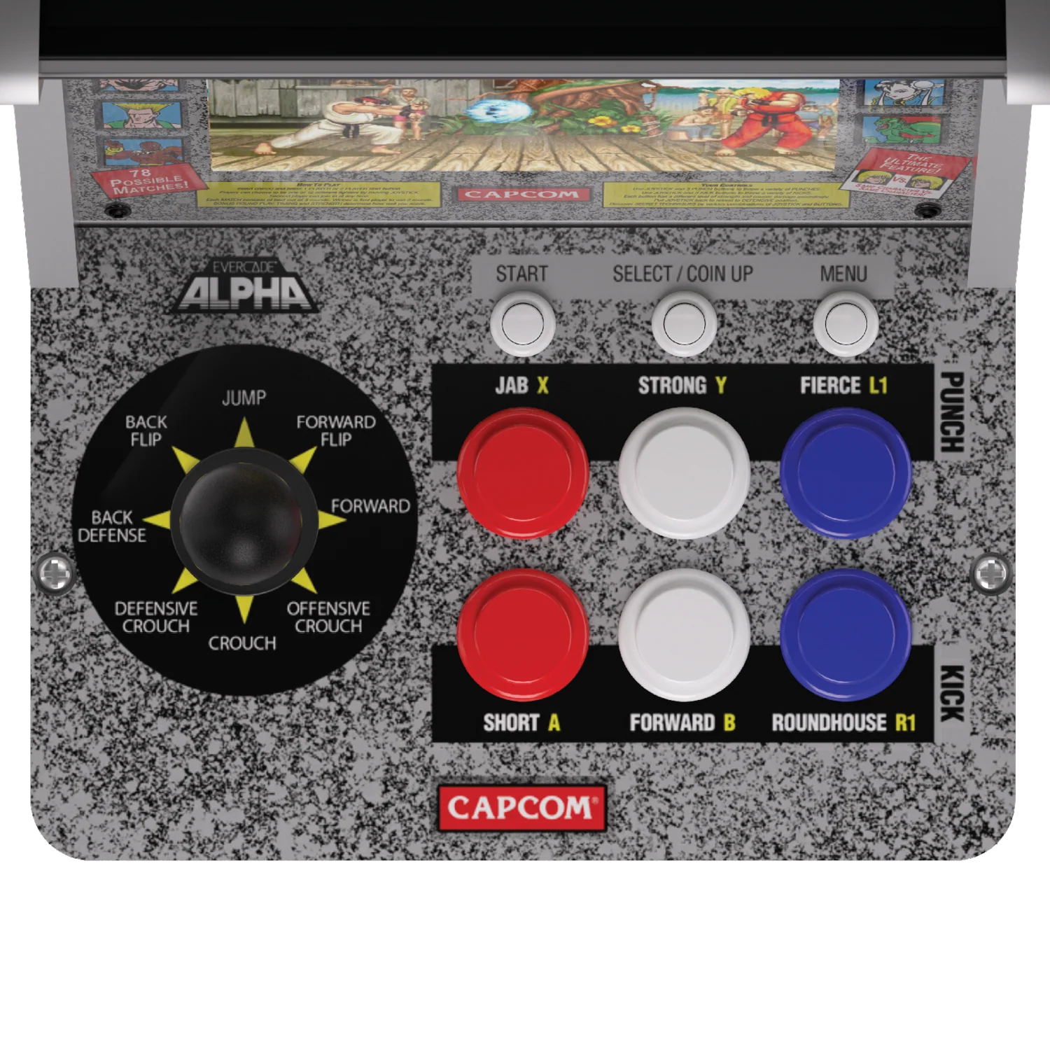 Evercade Alpha Street Fighter™ Bartop Arcade - Image 11