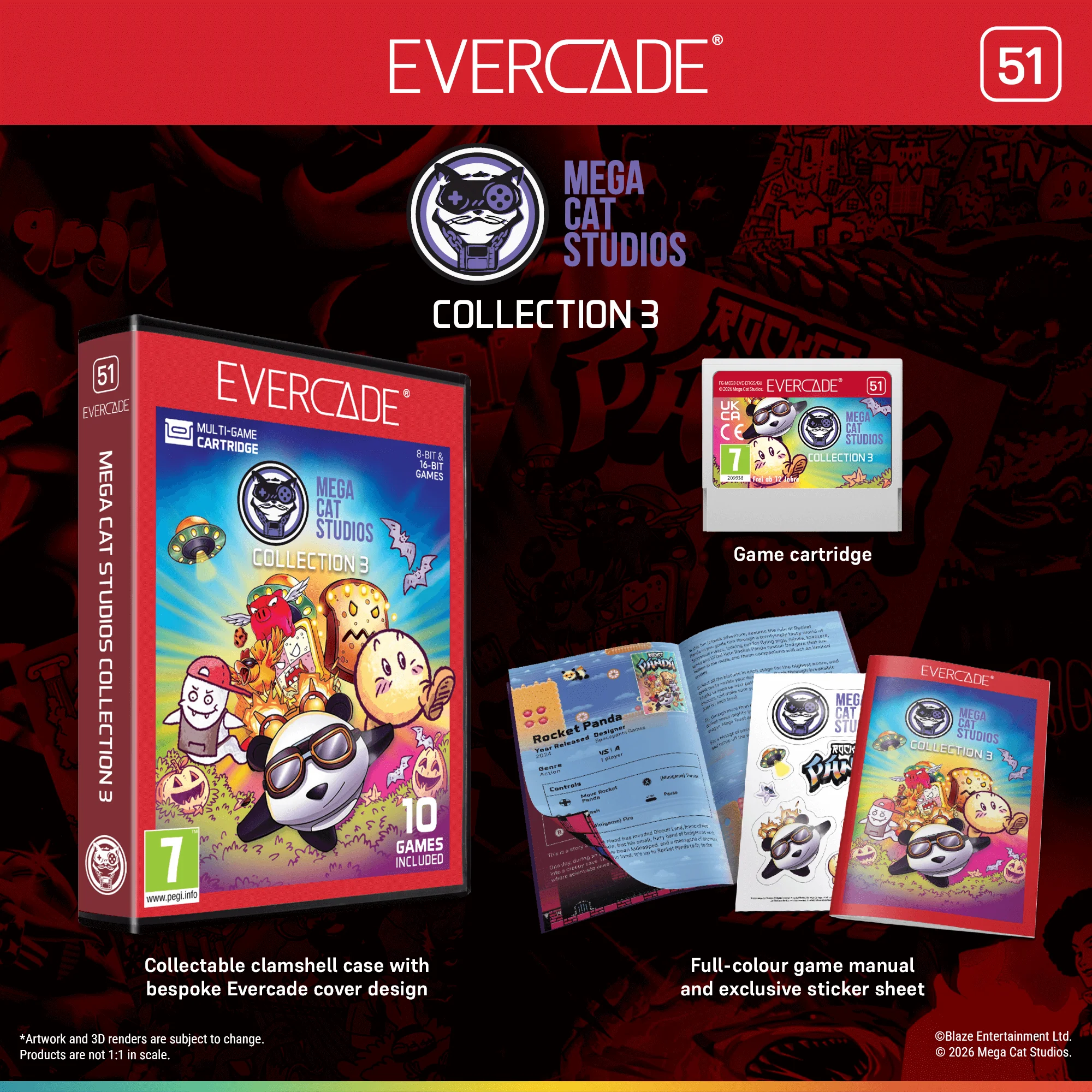 Evercade Bundle: #50 Activision Collection 2 + #51 Mega Cat Studios Collection 3 + Retro Pop Shirt - Image 10