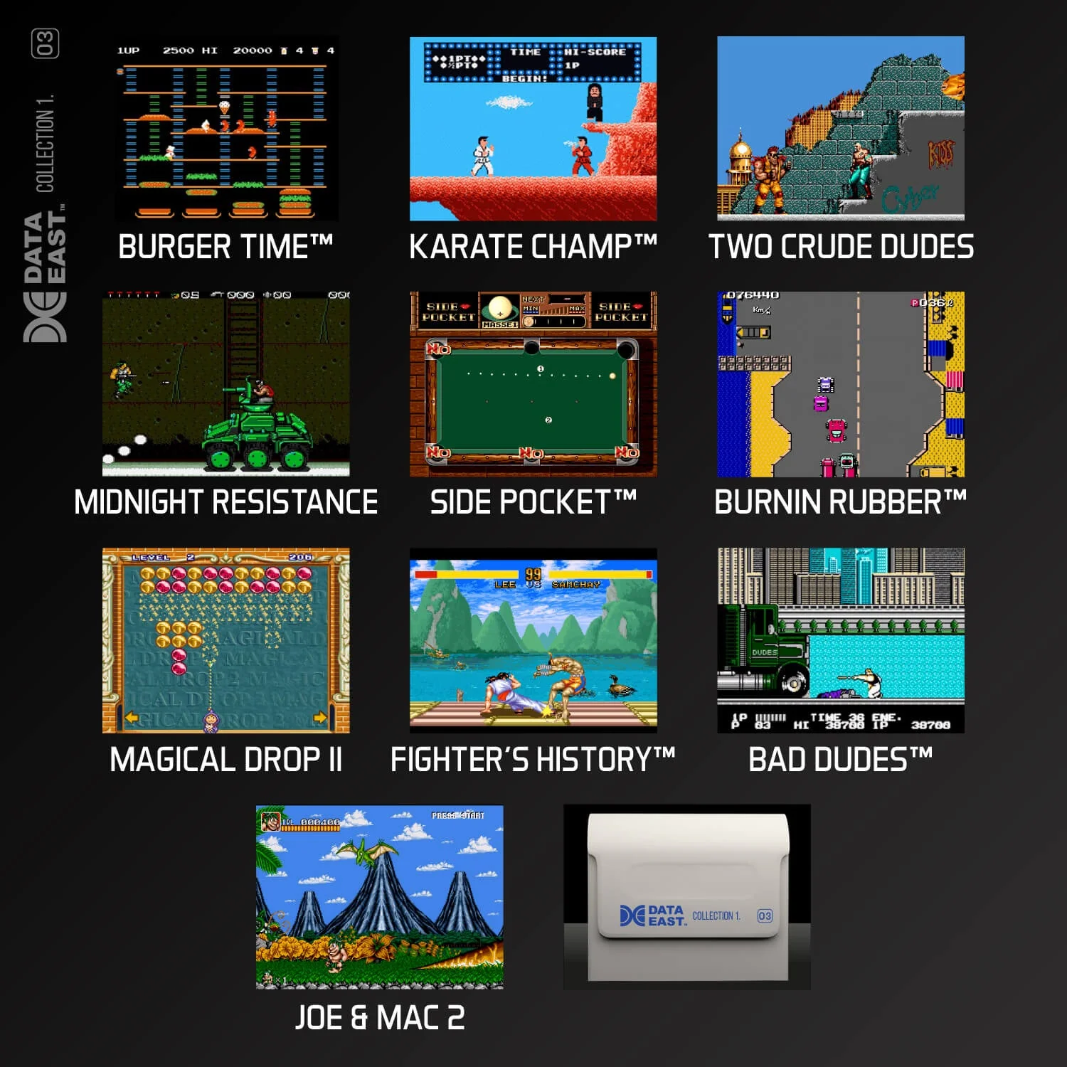 Evercade Cartridge #03 - Data East Collection 1 - Image 5