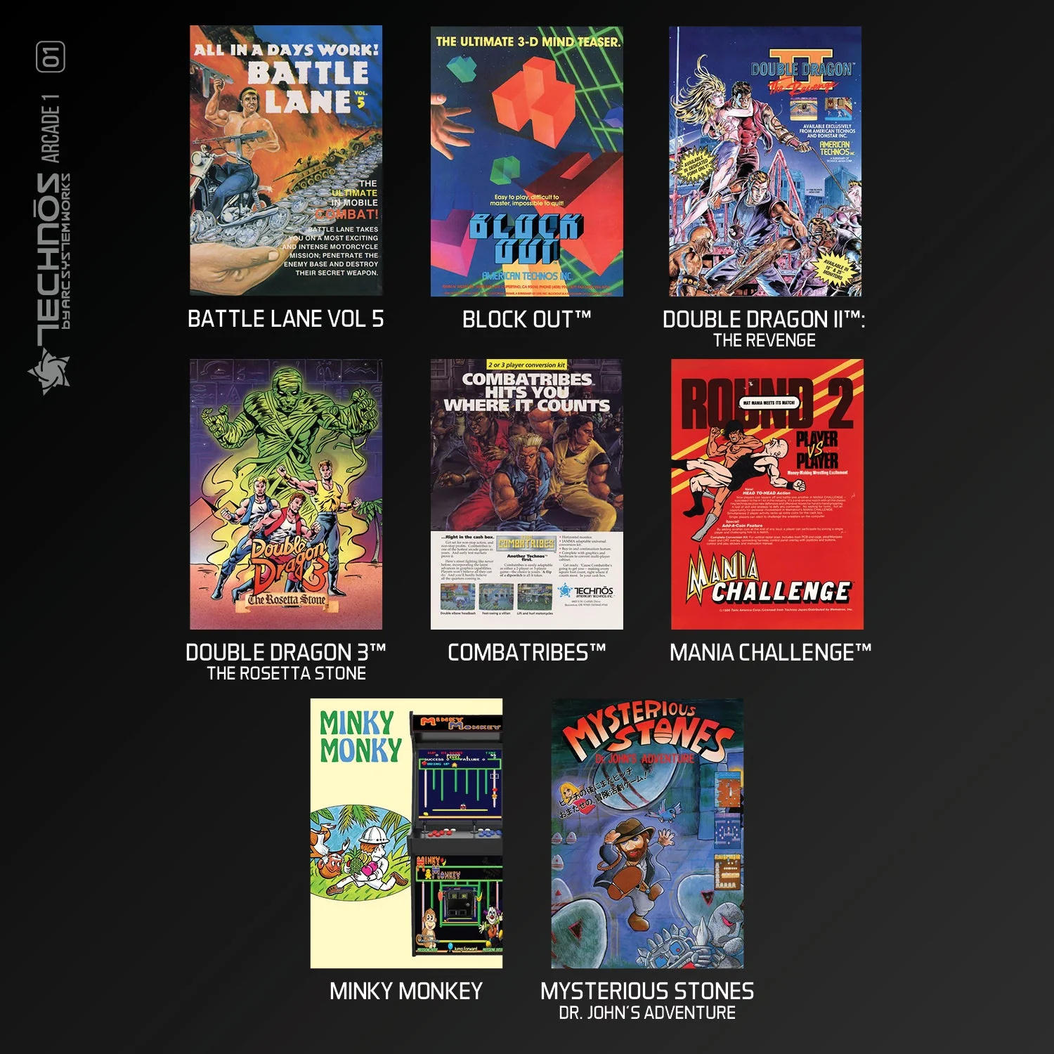 Evercade Cartridge #1 - Technos Arcade Cartridge 1 - Image 5