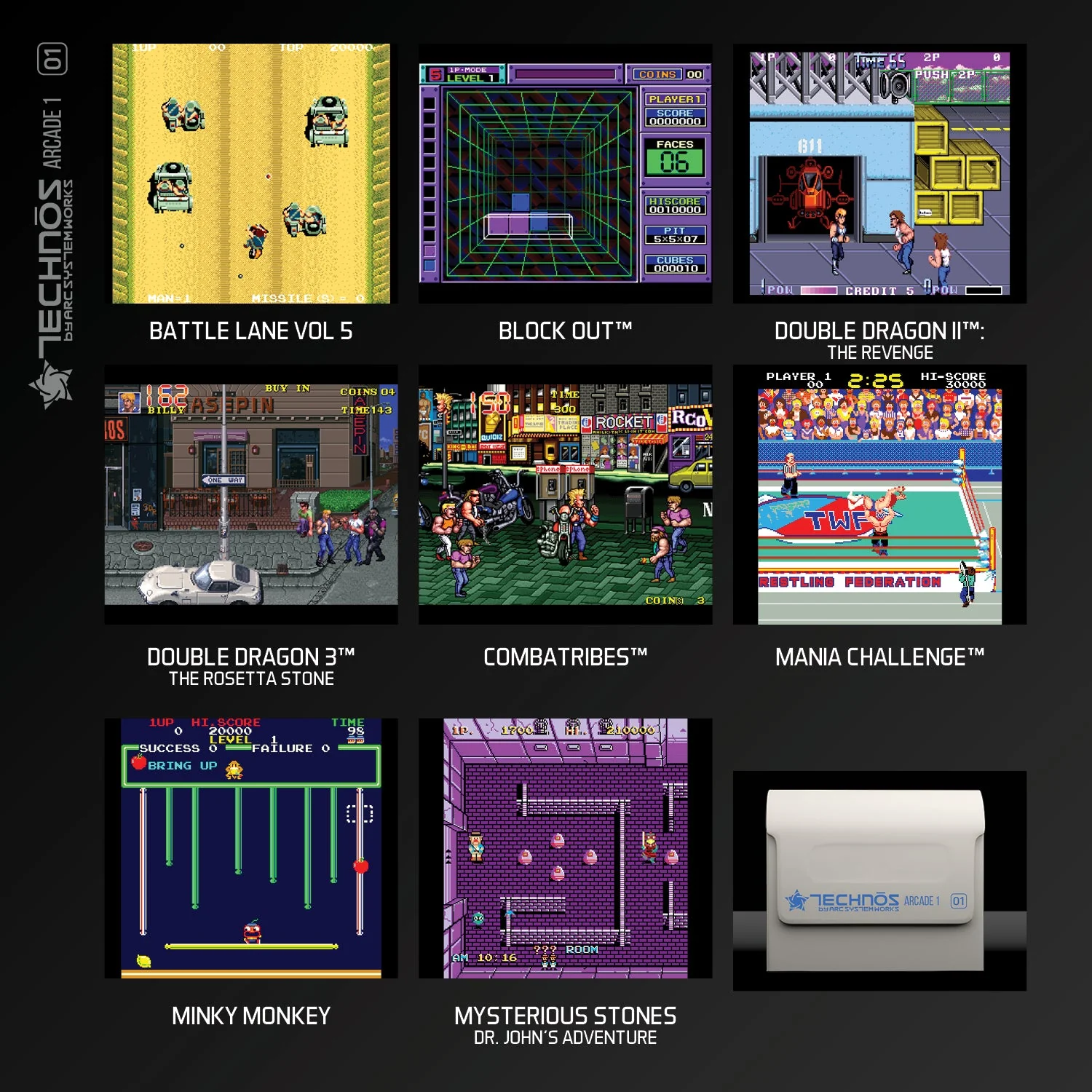 Evercade Cartridge #1 - Technos Arcade Cartridge 1 - Image 6