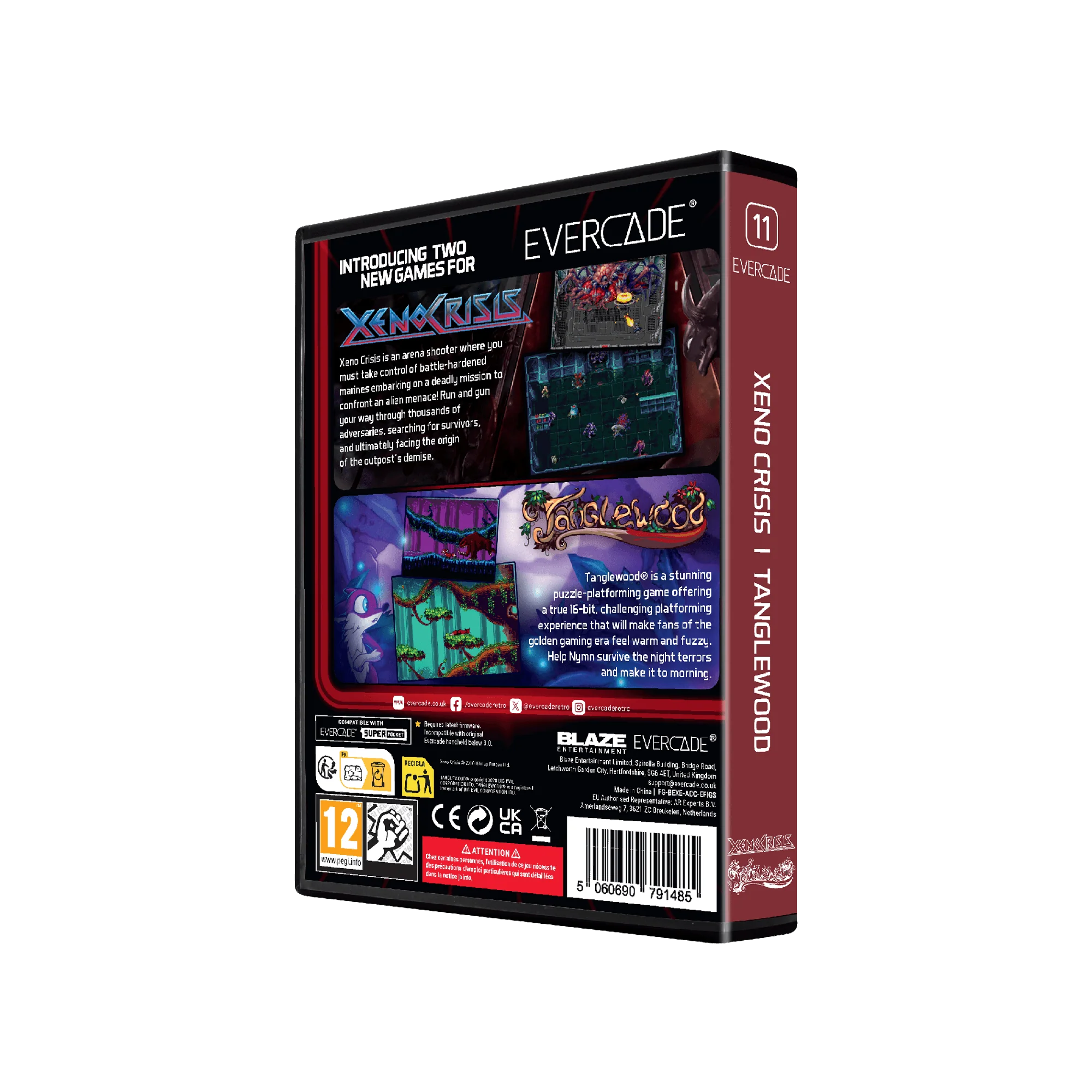 Evercade Cartridge #11 - Xeno Crisis & Tanglewood Dual Game - Image 3