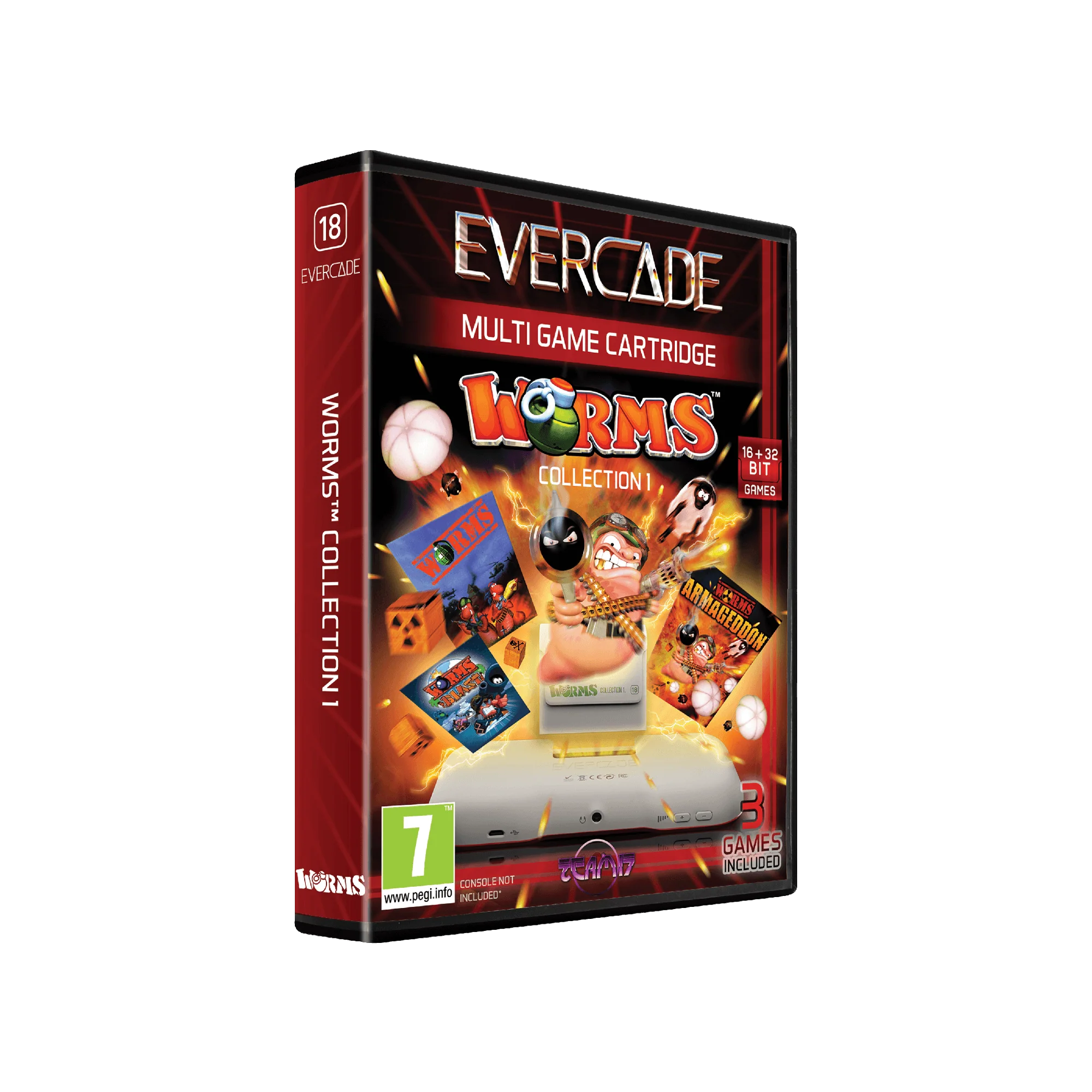 Evercade Cartridge #18 - Worms Collection 1 - Image 2