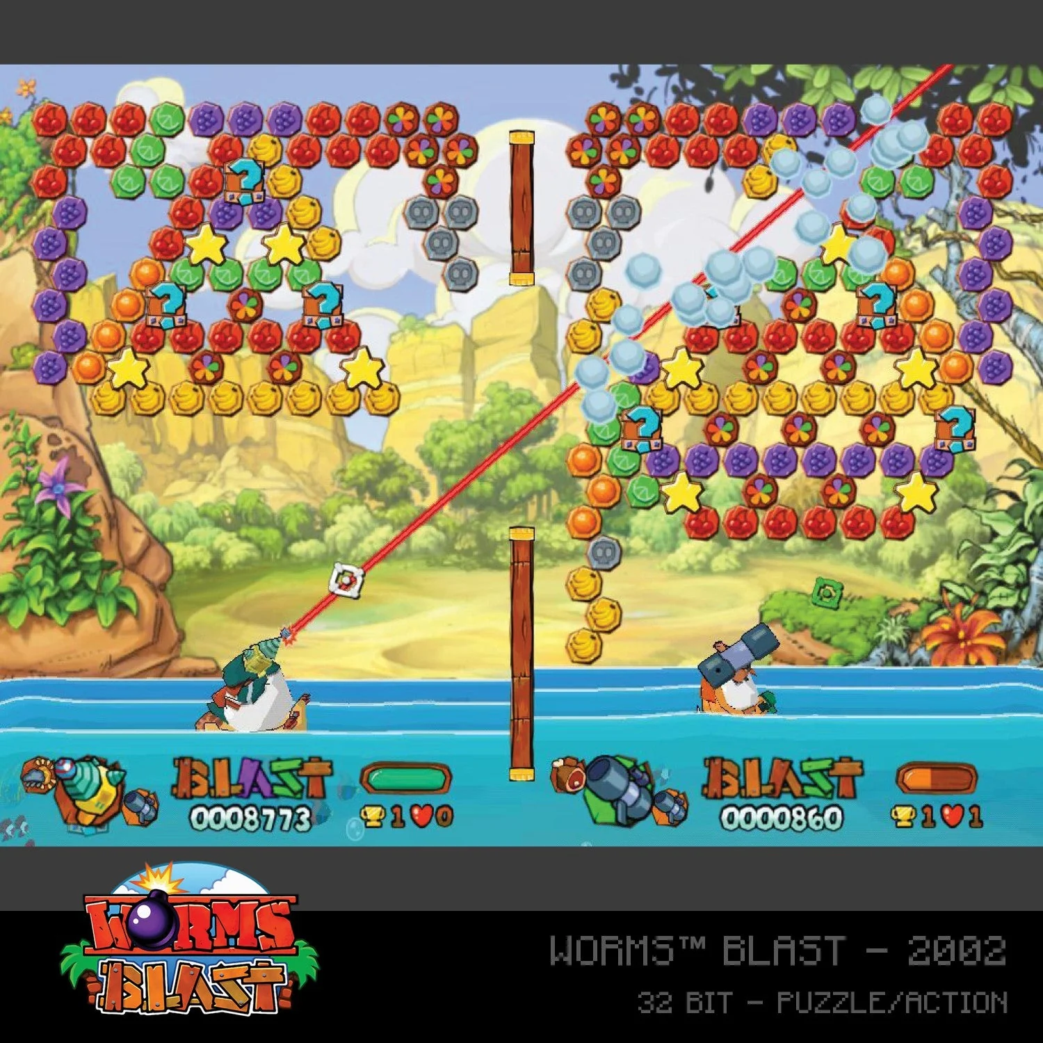 Evercade Cartridge #18 - Worms Collection 1 - Image 5