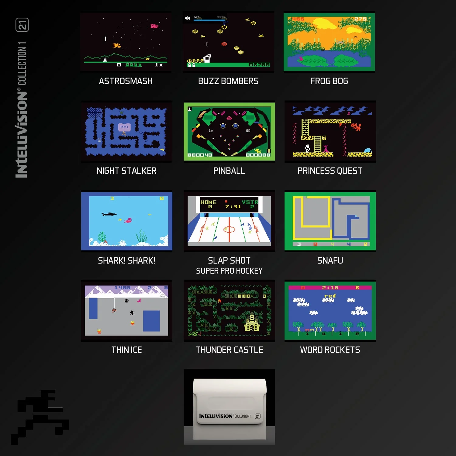 Evercade Cartridge #21 - Intellivision Collection 1 - Image 3