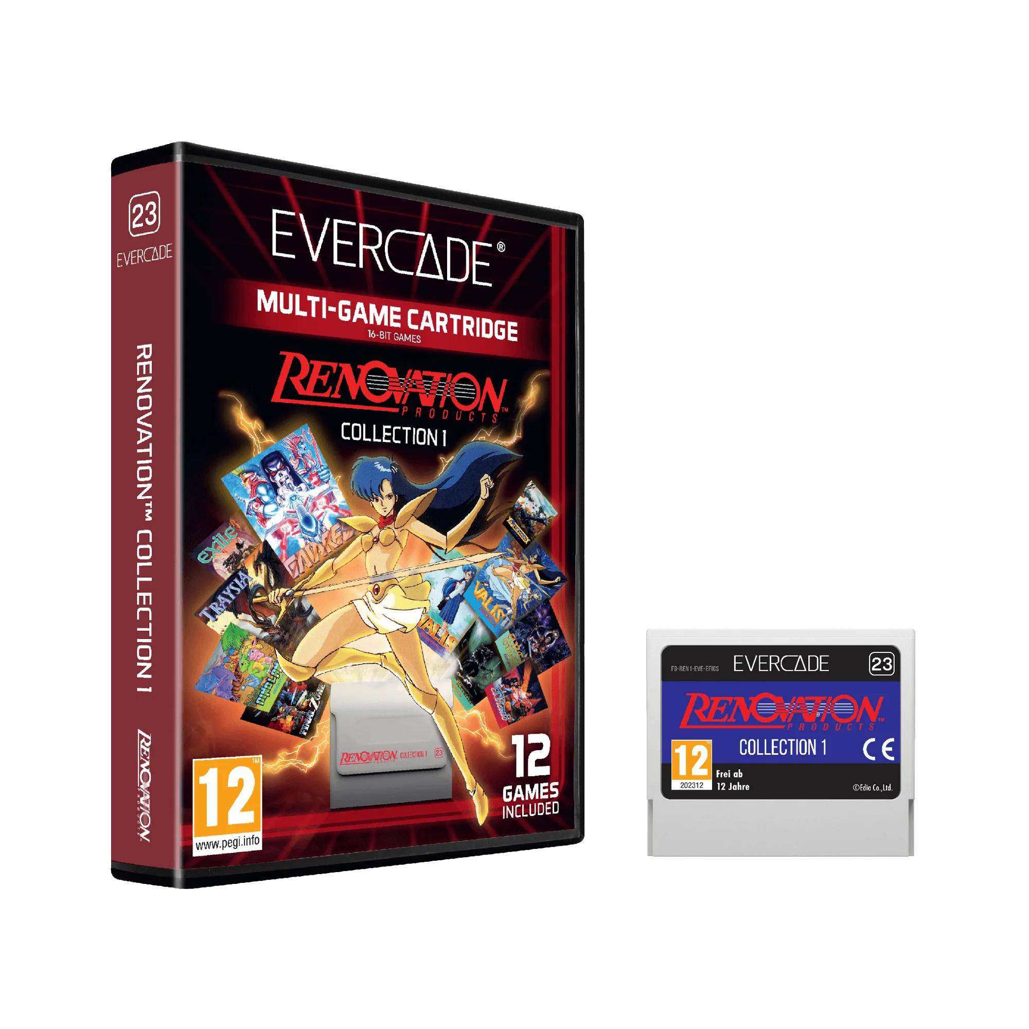 Evercade Cartridge #23 - Renovation Cartridge 1