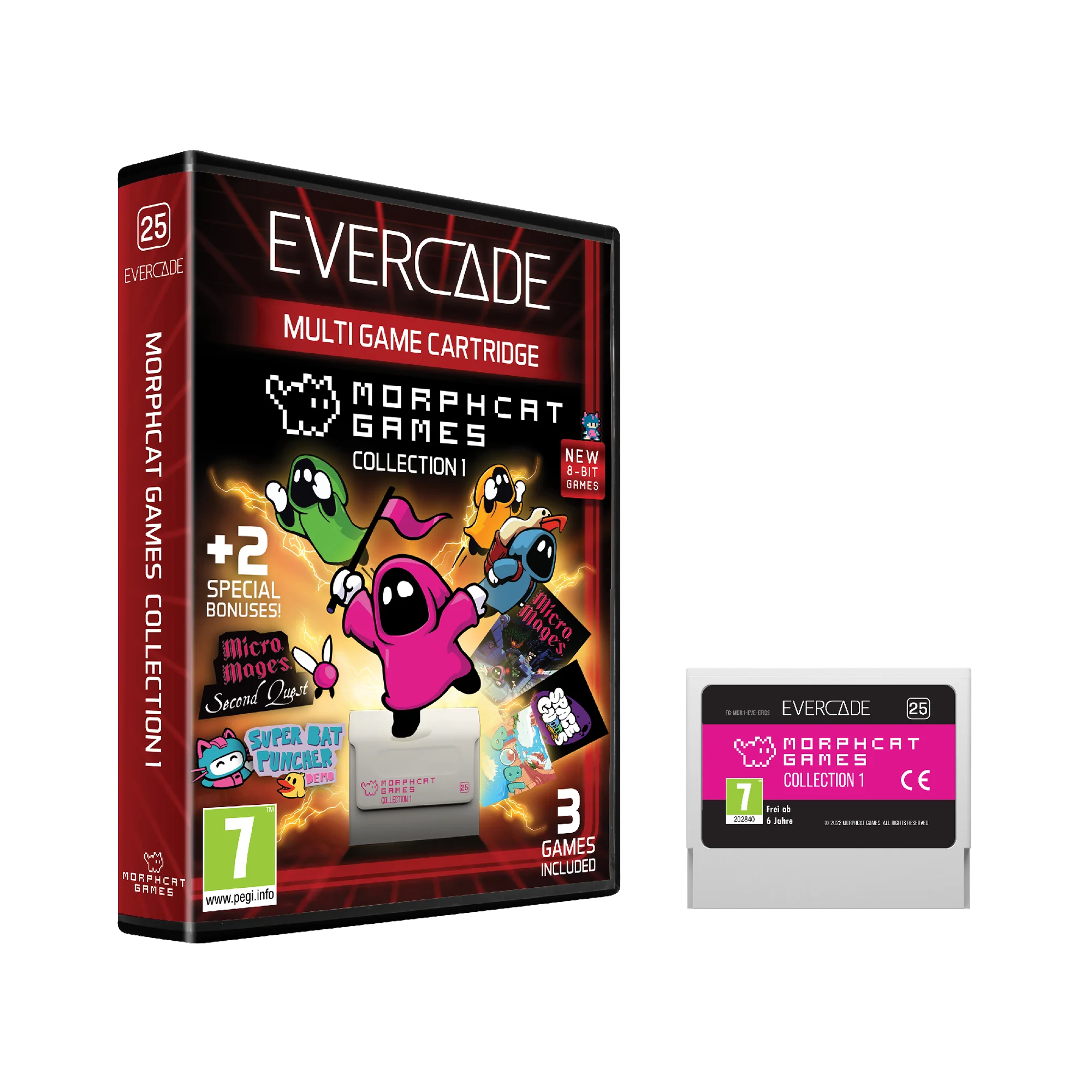 Evercade Cartridge #25 - Morphcat Collection 1