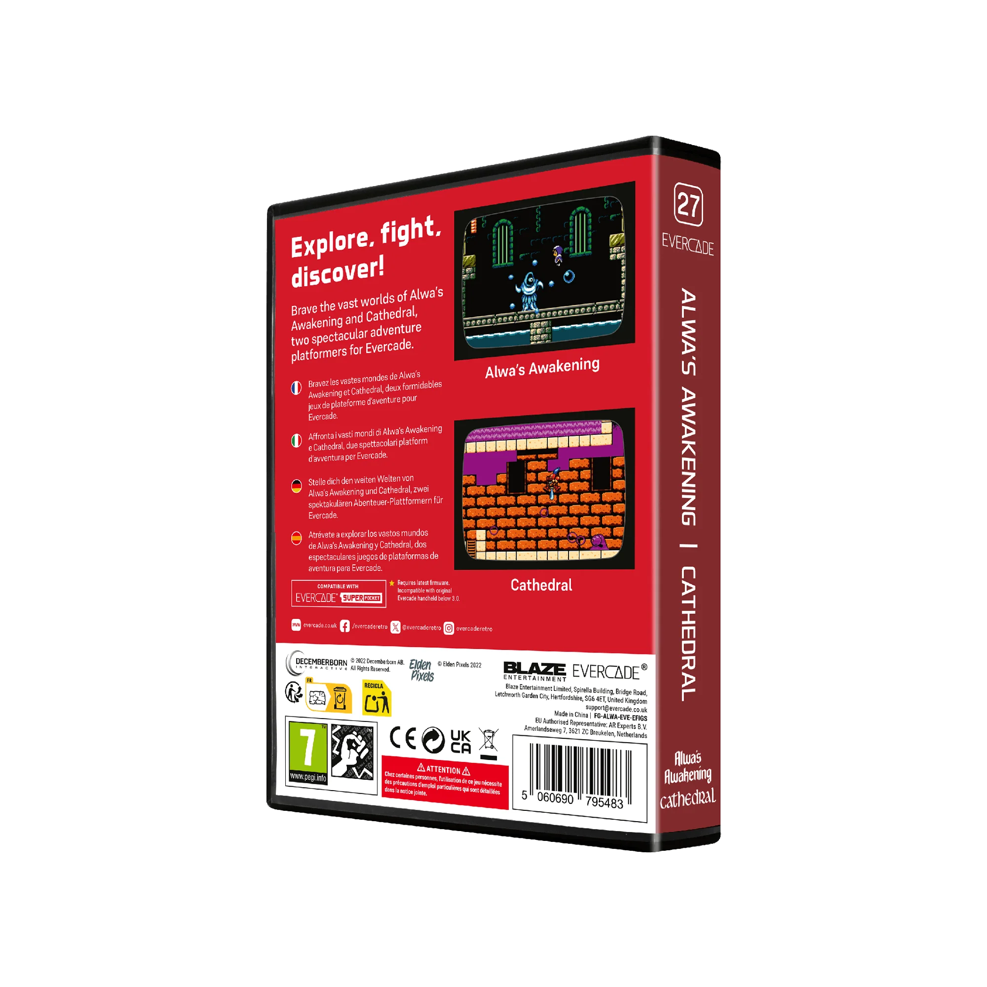 Evercade Cartridge #27 - Alwa Cathedral Dual Cartridge - Image 3