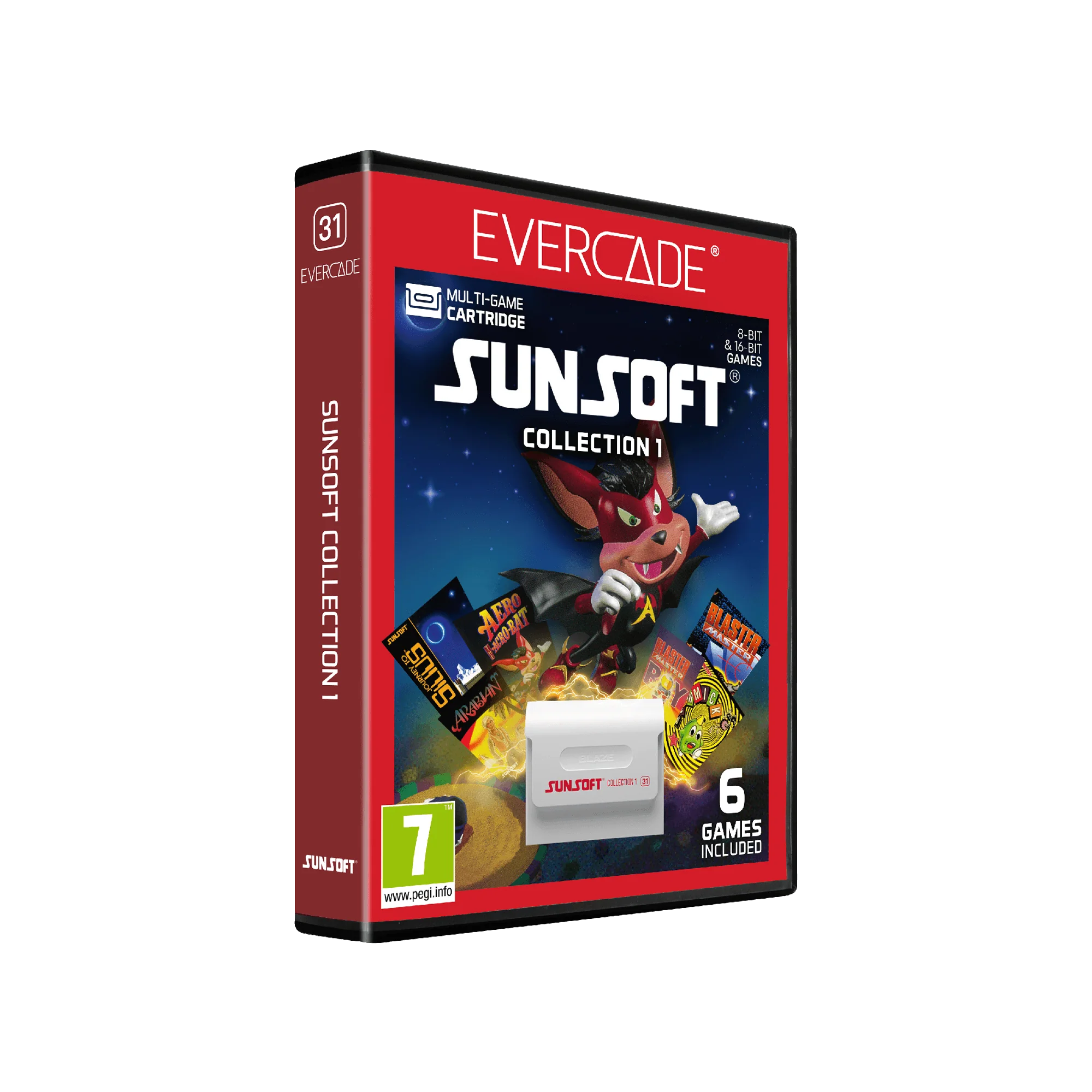 Evercade Cartridge #31 - Sunsoft Collection 1 - Image 2