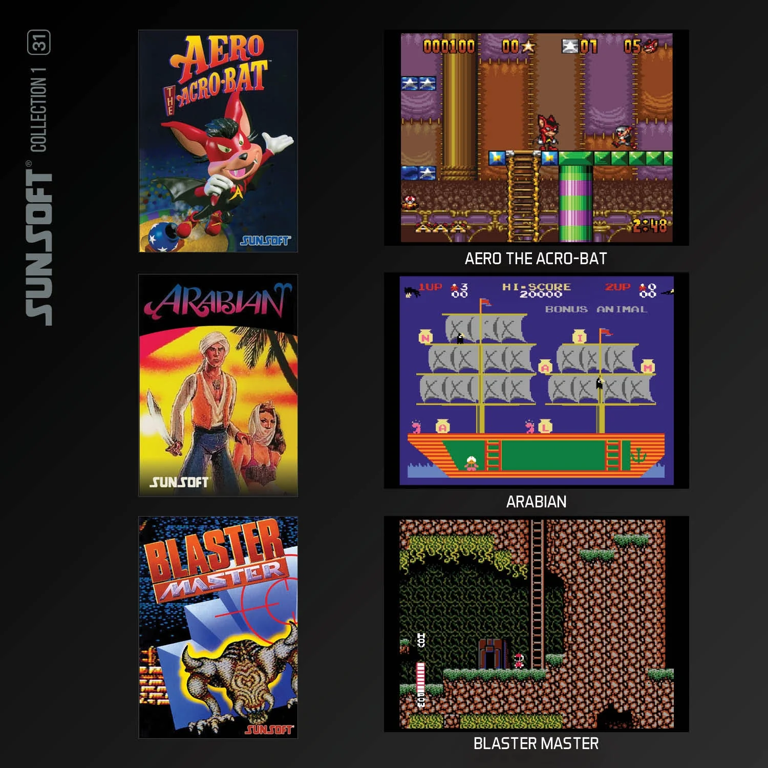 Evercade Cartridge #31 - Sunsoft Collection 1 - Image 5