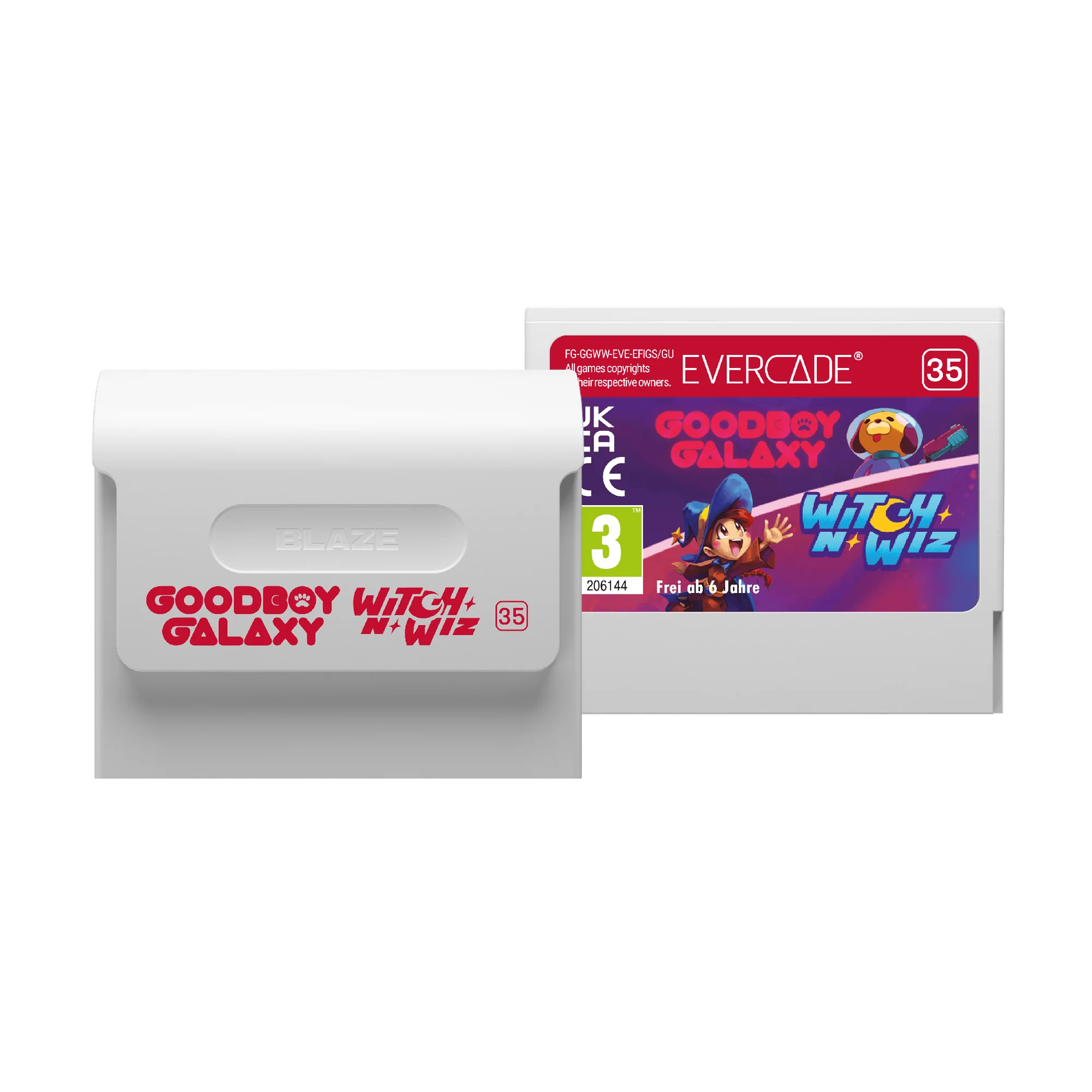 Evercade Cartridge #35 - Goodboy Galaxy/Witch 'n' Wiz Dual Cart - Image 4