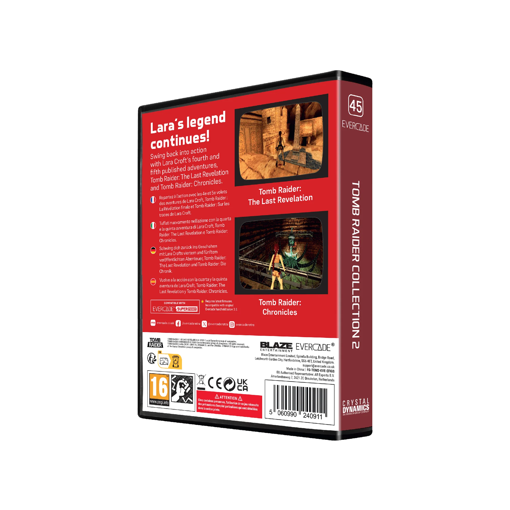 Evercade Cartridge #45 - Tomb Raider Collection 2 - Image 3