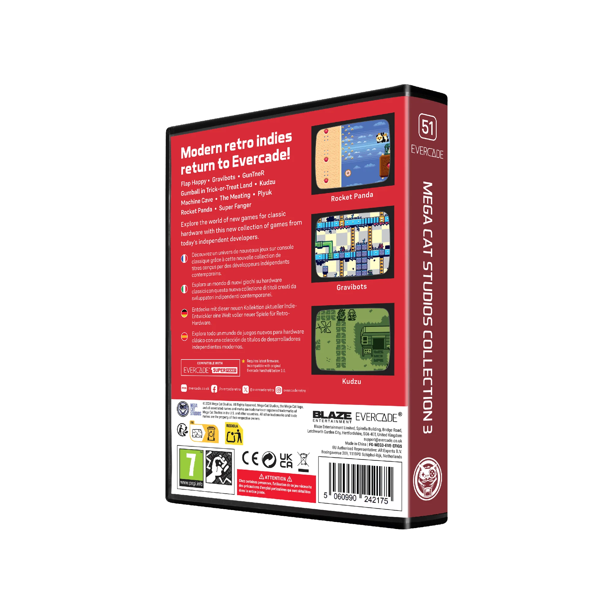 Evercade Cartridge #51 - Mega Cat Studios Collection 3 - Image 3