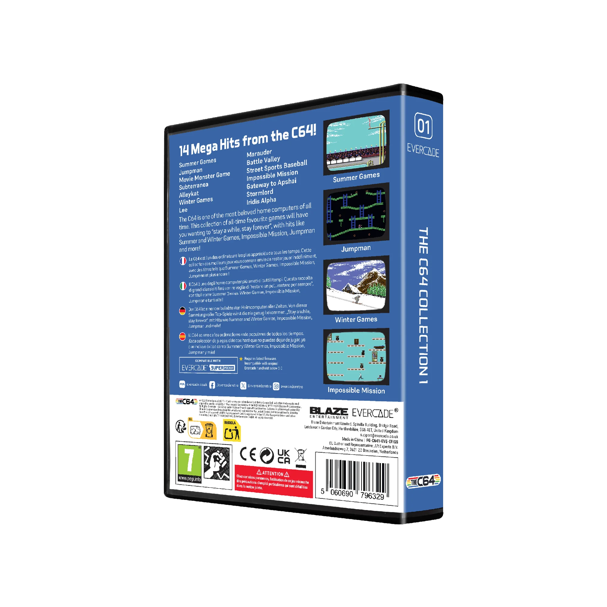 Evercade Cartridge #C01 - THEC64 Collection 1 - Image 3